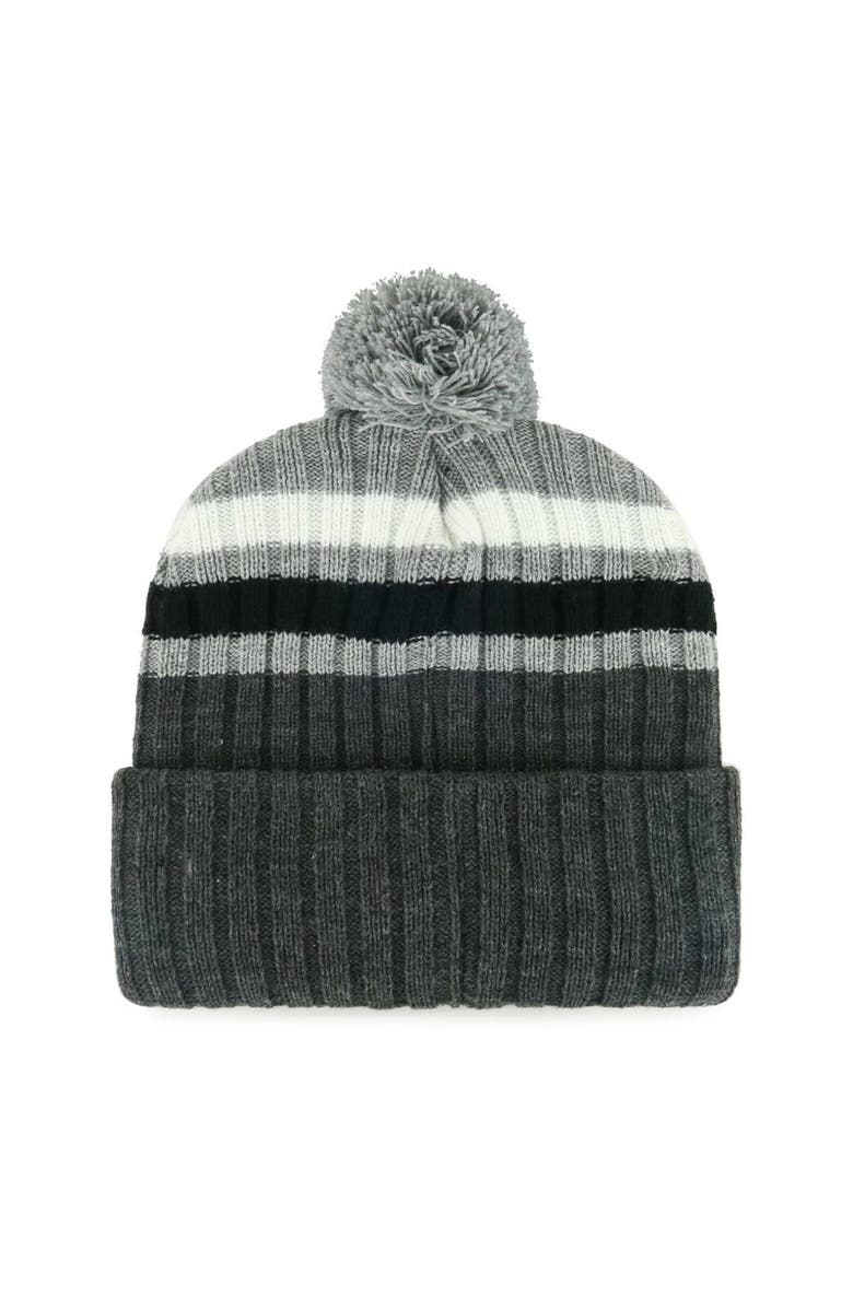 '47 Men's '47 Gray Dallas Cowboys Stack Cuffed Knit Hat with Pom, Alternate, color, Gray