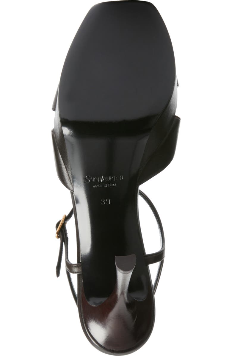 Saint Laurent Debbie Platform Sandal, Alternate, color, Eagle Brown