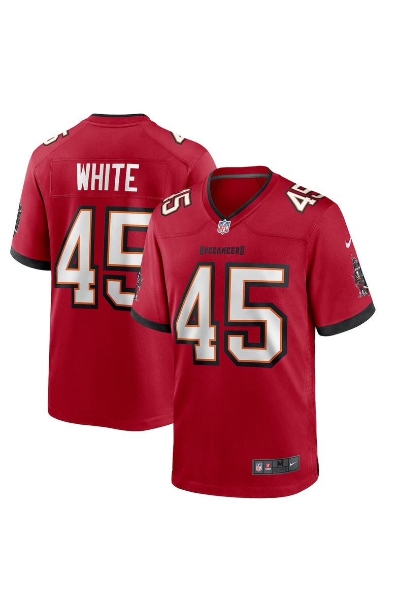 Nike Men's Nike Devin White Red Tampa Bay Buccaneers Player Game Jersey, Main, color, 
