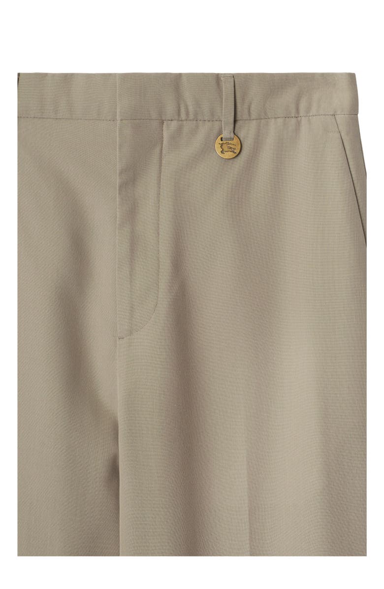 Burberry Silk Tailored Trousers, Alternate, color, Crater
