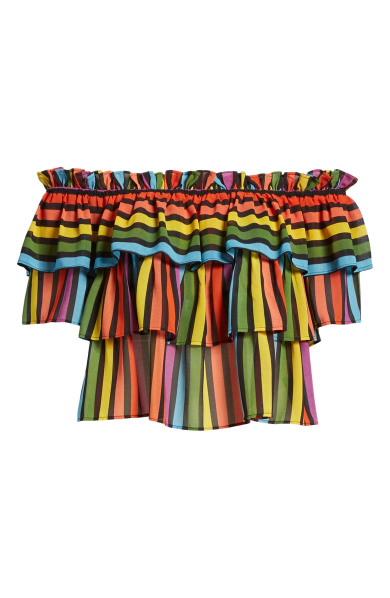 WAYF Toulon Tiered Ruffle Top, Alternate, color, 