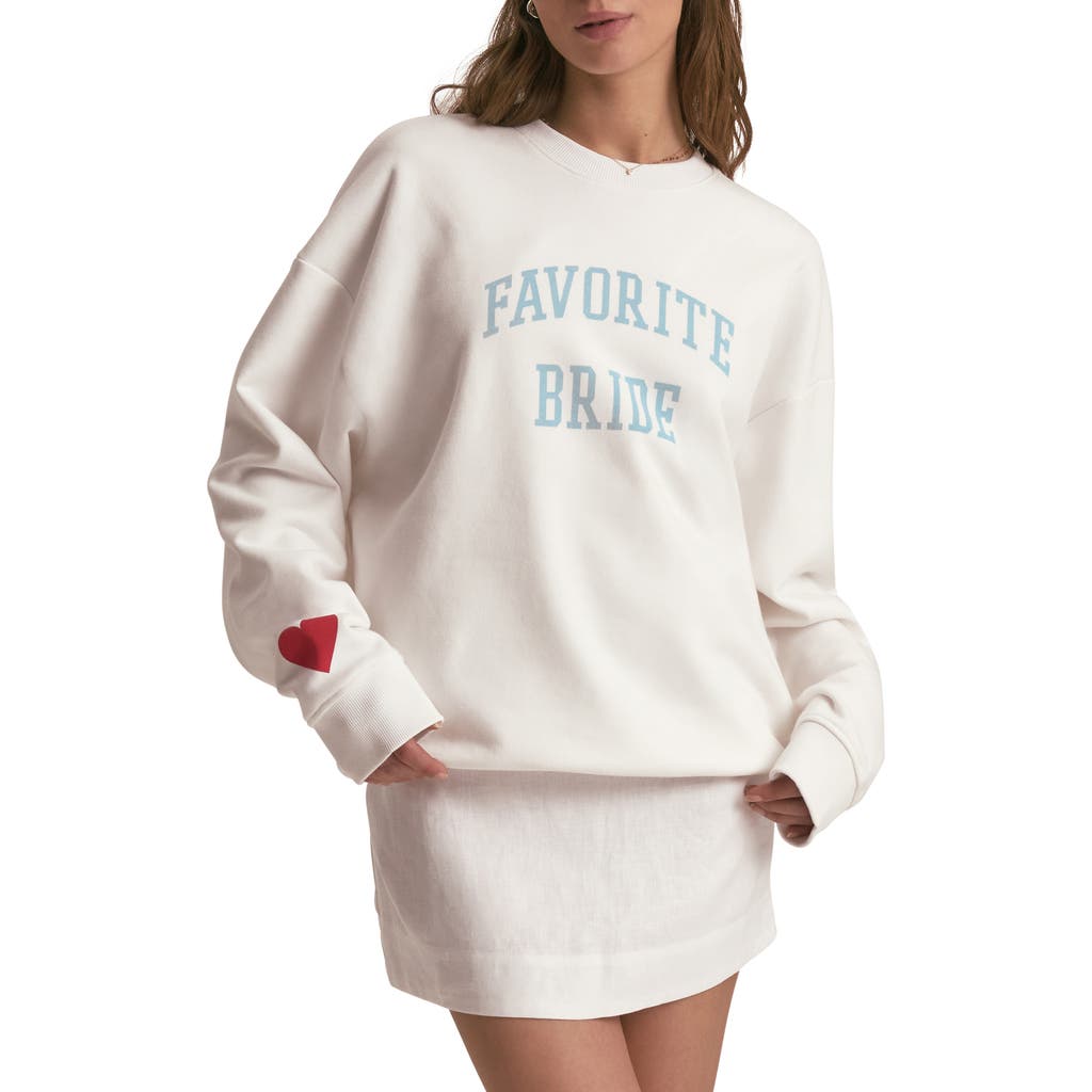 Favorite Daughter Favorite Bride Cotton Blend Sweatshirt