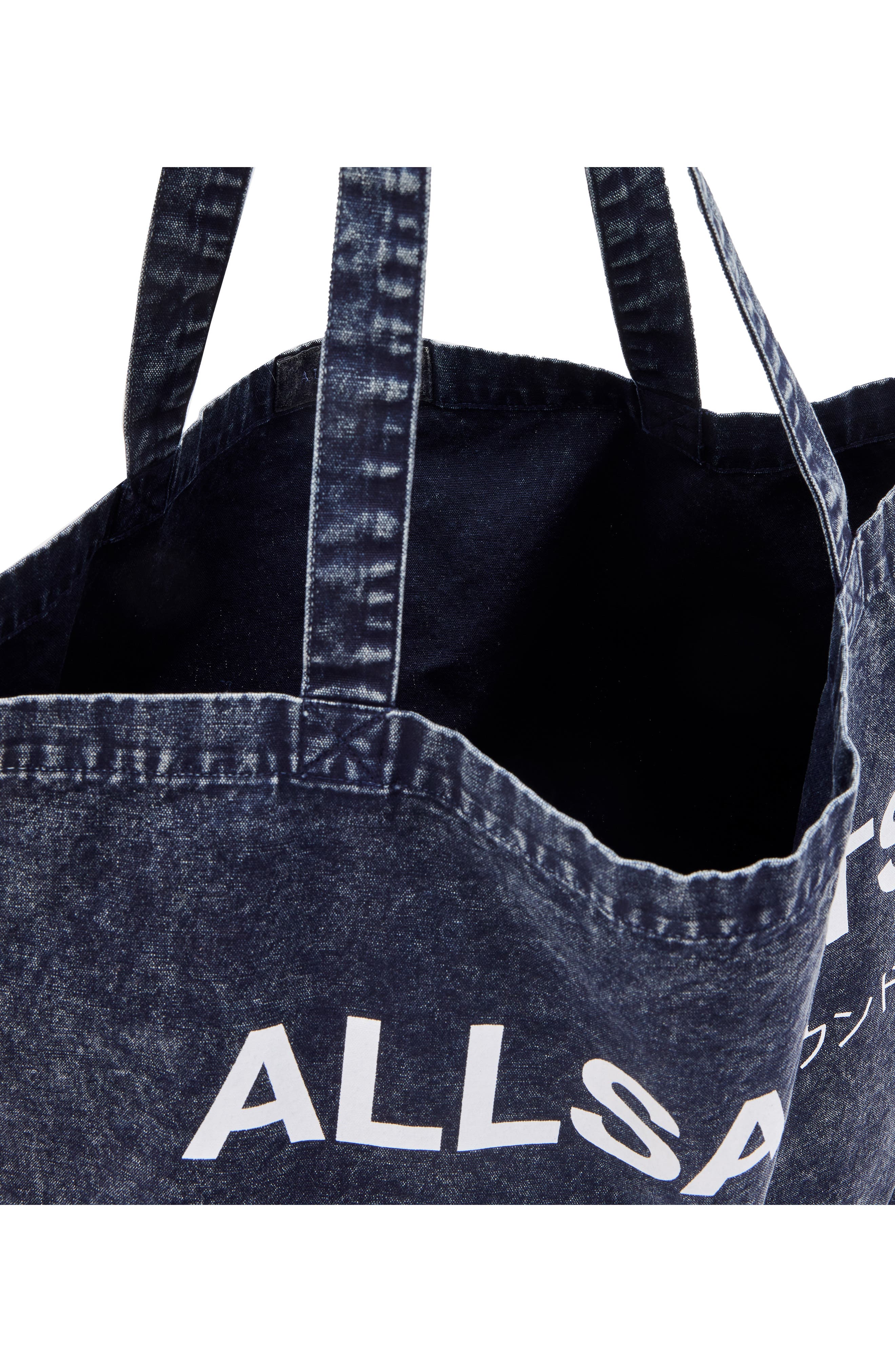 AllSaints Underground ACI Denim Tote, Alternate, color, 