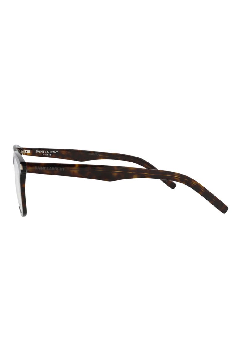 50mm Square Optical Glasses, Alternate, color, HAVANA HAVANA TRANSPARENT