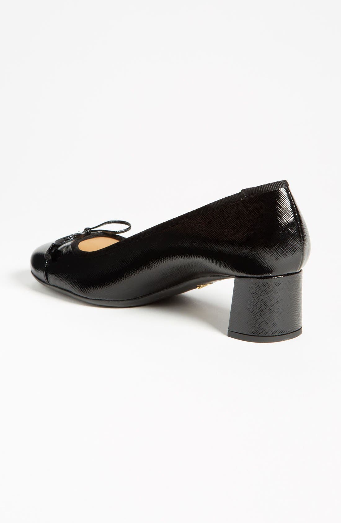 Prada Cap Toe Pump, Alternate, color, 
