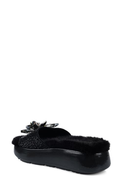 Zigi Ashey Faux Fur Platform Slide Sandal