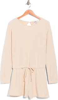 Madden Girl Long Sleeve Ribbed Romper