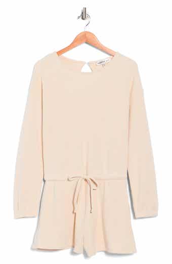 Madden Girl Long Sleeve Ribbed Romper