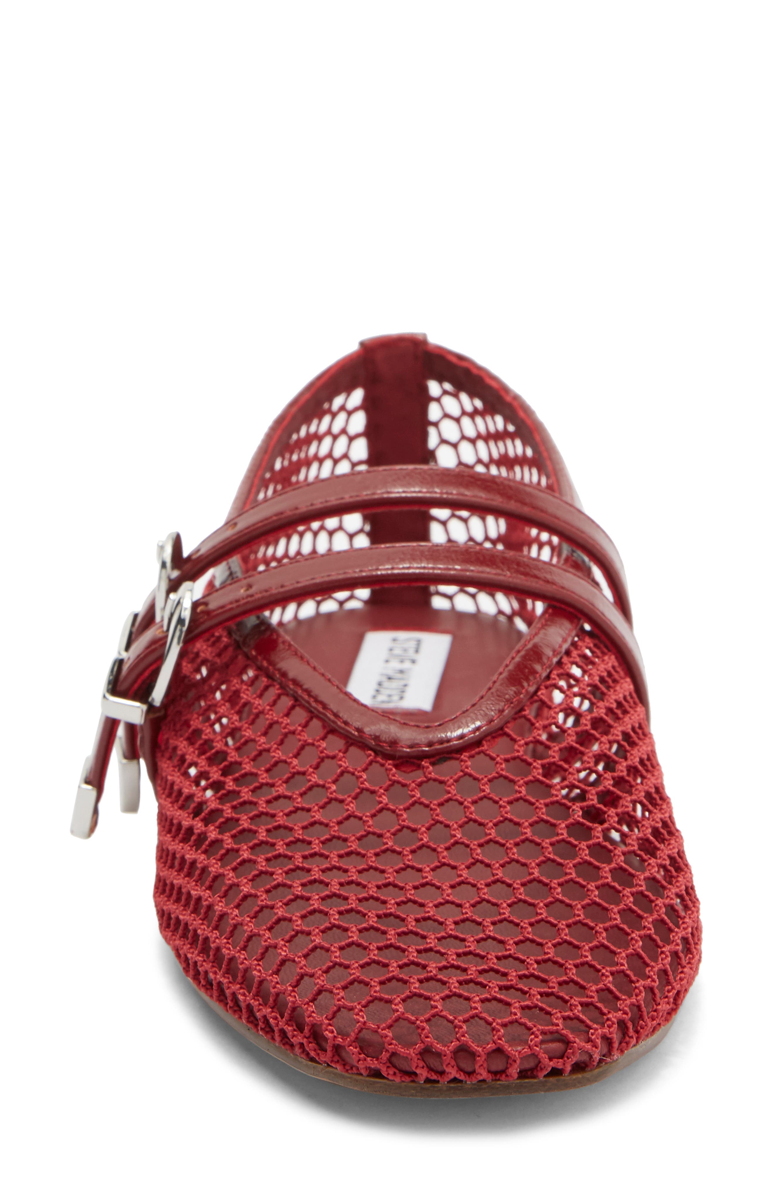 Lissa Mesh Mary Jane Flat, Alternate, color, RED MULTI