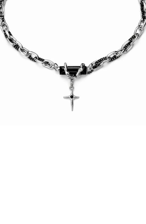 Cross Pendant Chain Necklace
