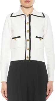 Alexia Admor Mari Tipped Sweater Jacket