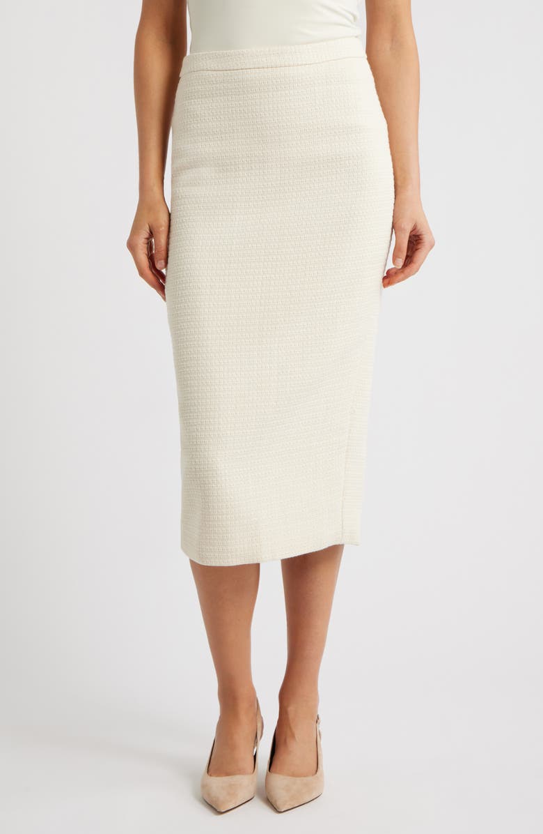 HOUSE OF CB Lena Snakeskin Print Faux Leather Miniskirt, Main, color, Cream