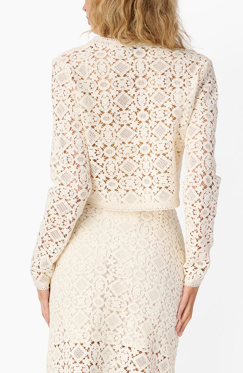 CAMI NYC Kayseri Open Stitch Cardigan, Alternate, color, Ceramic