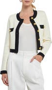 Endless Rose Contrast Edge Cardigan