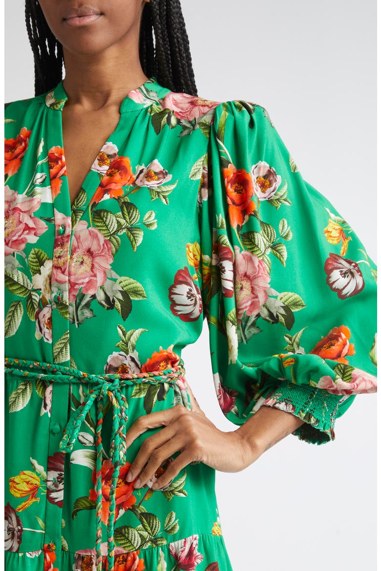 Antonette Floral Belted Minidress, Alternate, color, HAMPTONS FLORAL LARGE