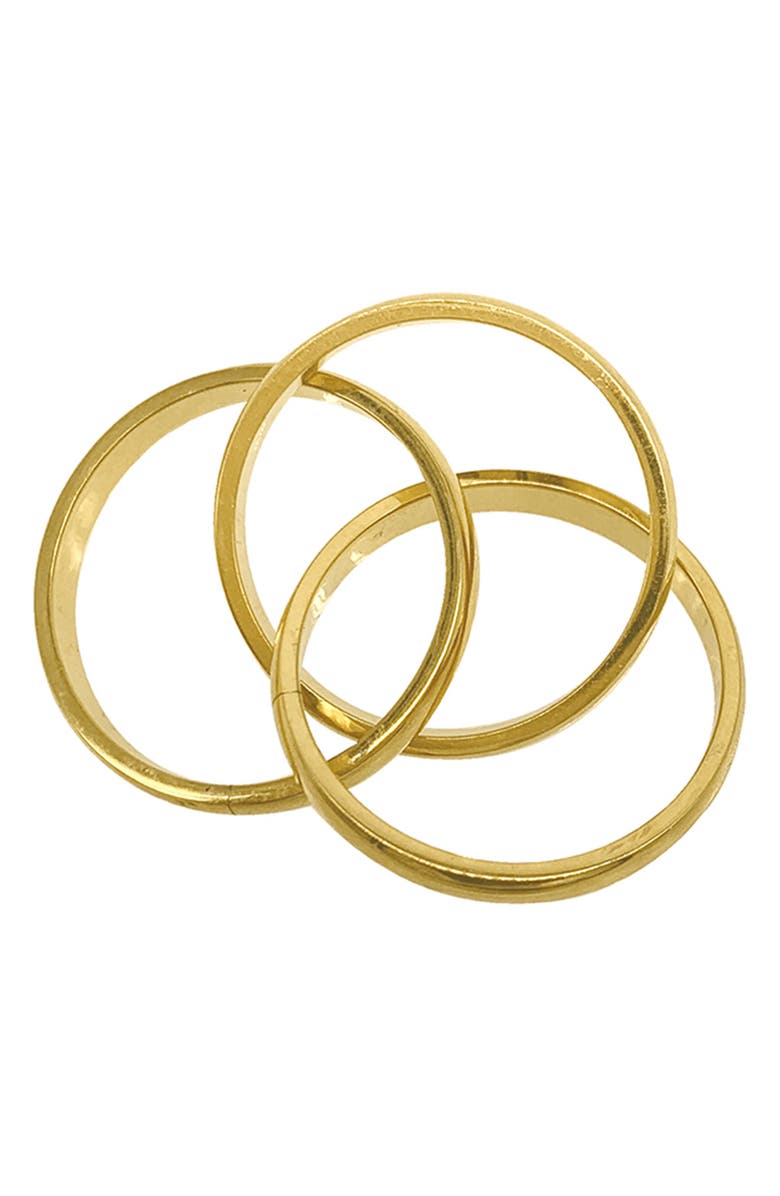 Adornia Interlinked Ring, Alternate, color, Yellow