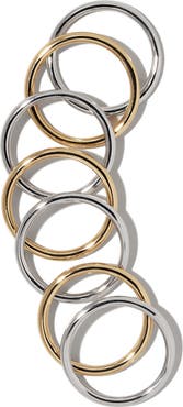 Jennifer Fisher Set of 7 Stackable Rings