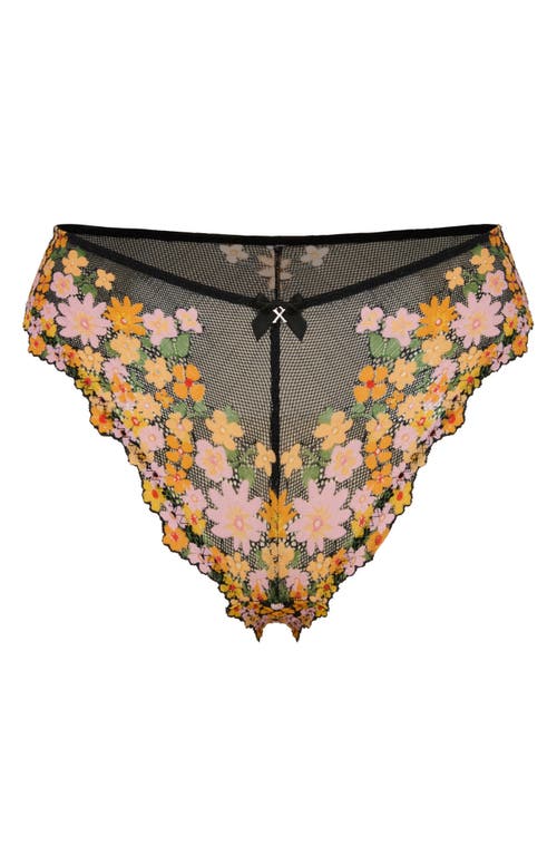 Savage X Fenty Wonderfleur Cheeky Briefs In Black