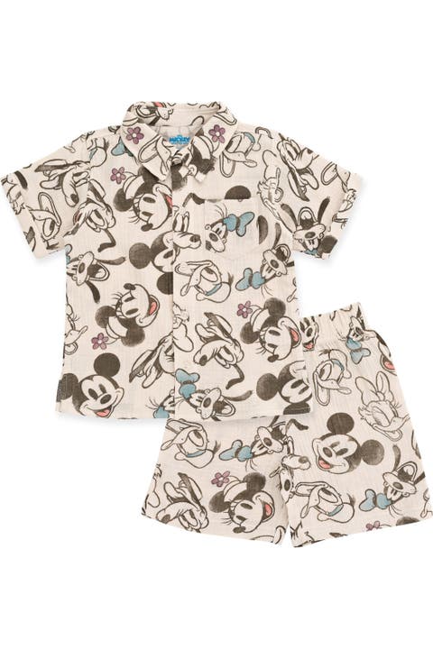 Mickey Mouse & Friends Romper Dress and Shorts Set