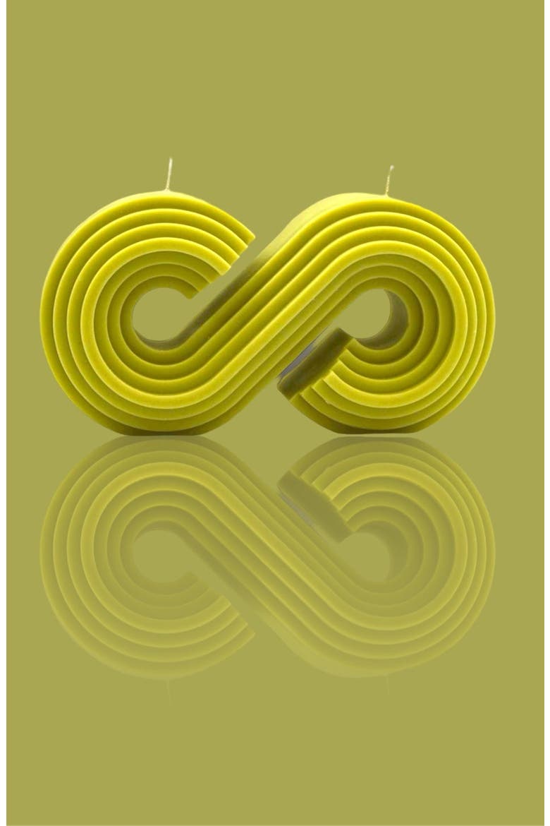 Ocho Candle, Alternate, color, Avocado