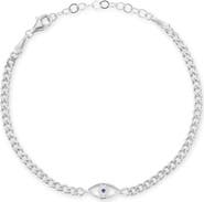 GLAZE JEWELRY Cubic Zirconia Evil Eye Bracelet