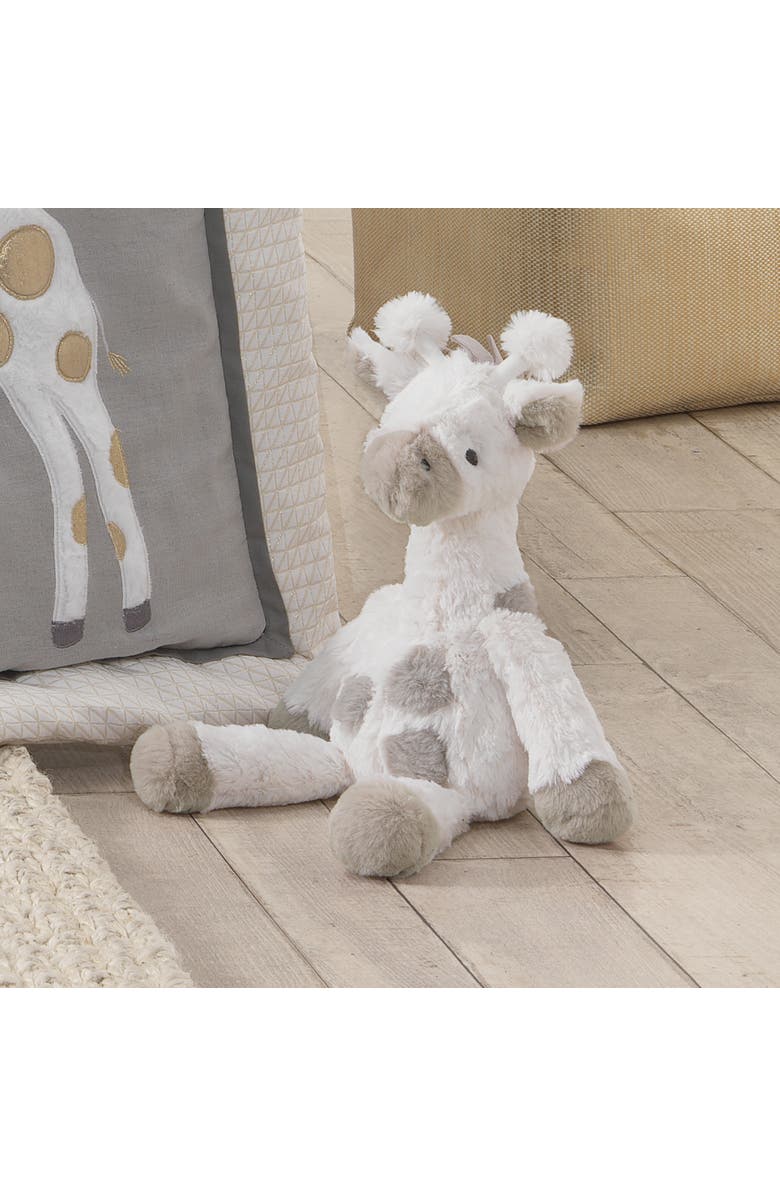 Lambs & Ivy Signature Goodnight Giraffe Moonbeams Plush Giraffe Stuffed Animal 11.5 Inch - Millie, Alternate, color, White