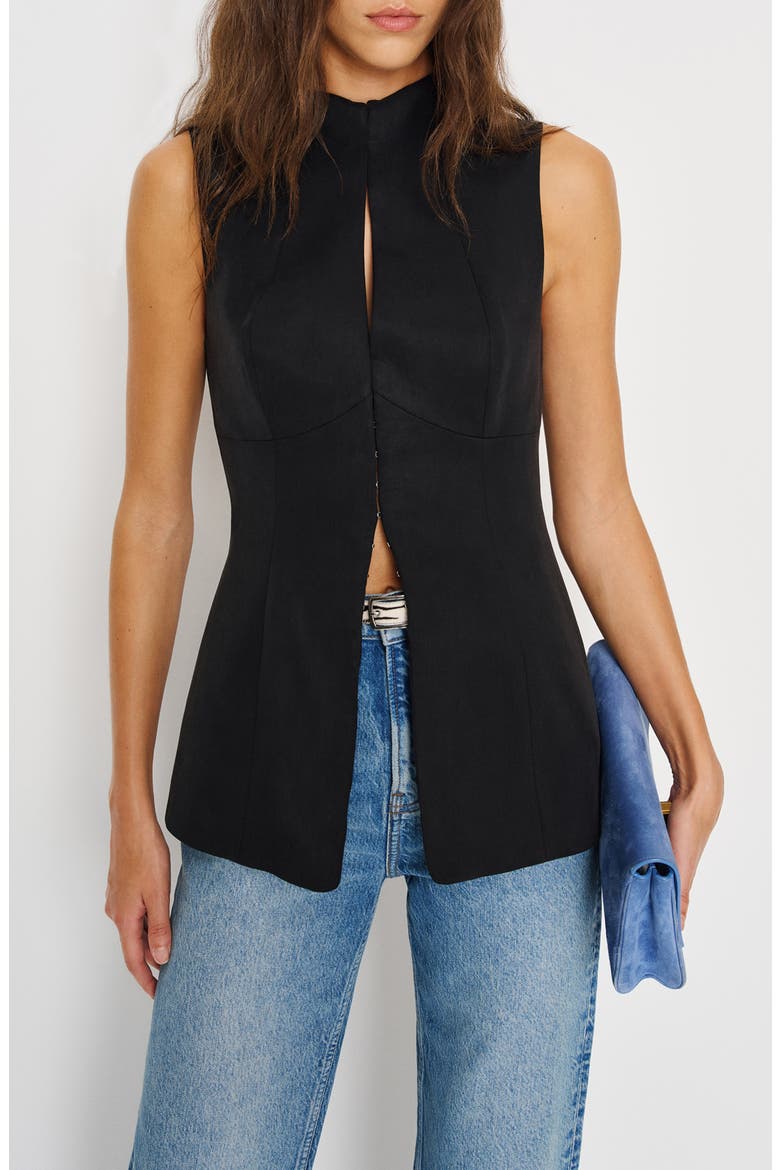 Esena Vest, Main, color, BLACK