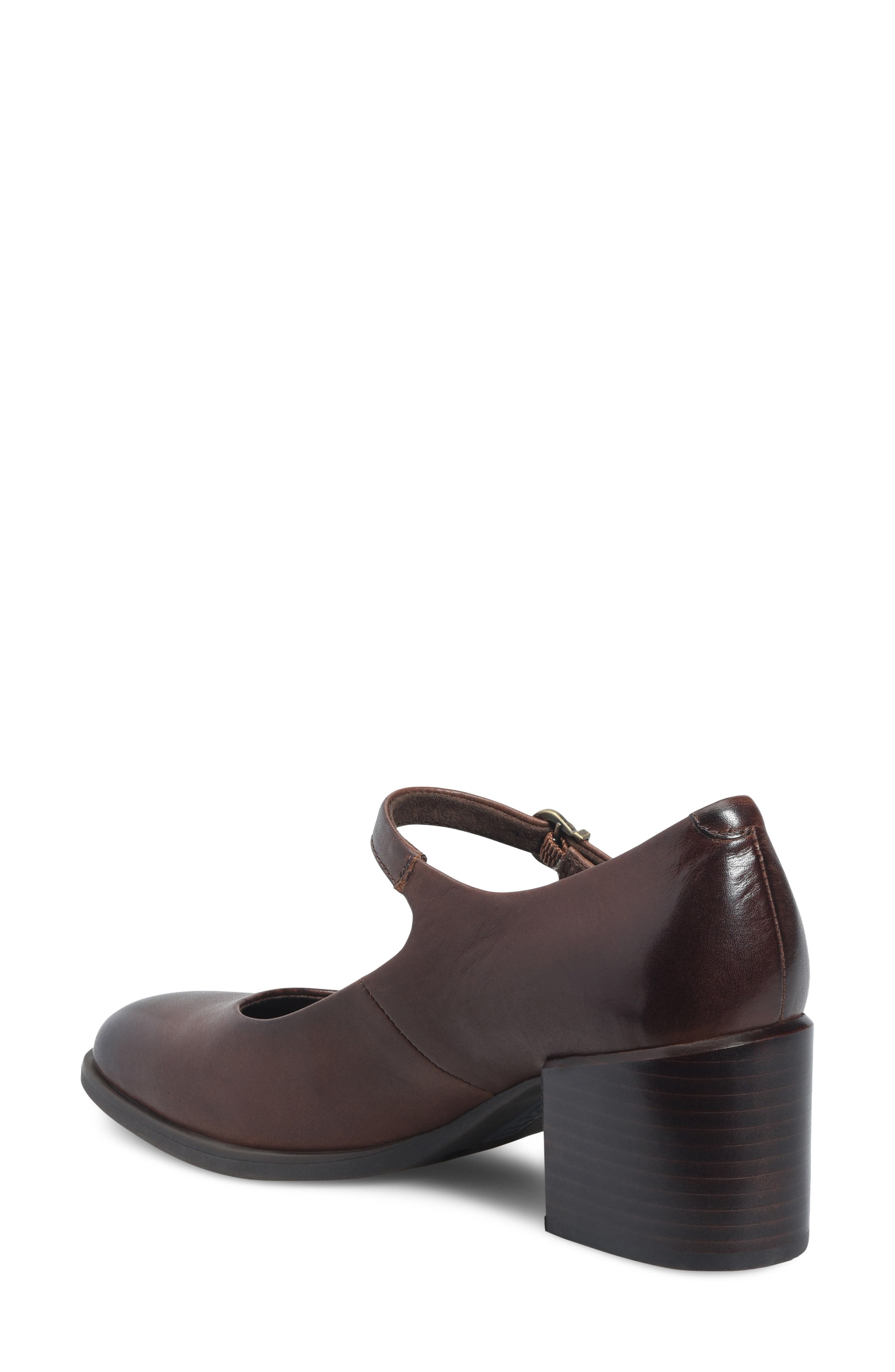 Laine Mary Jane Pump, Alternate, color, BROWN LEATHER