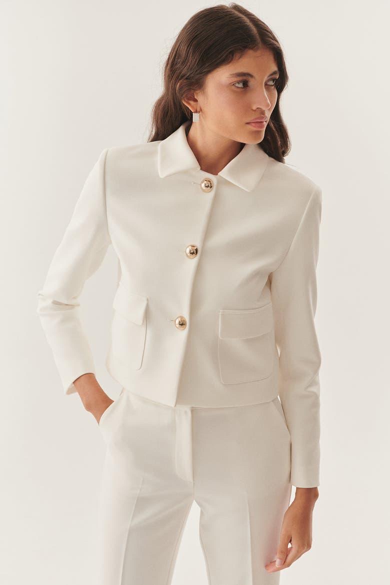 Tessa Jacket, Alternate, color, ECRU