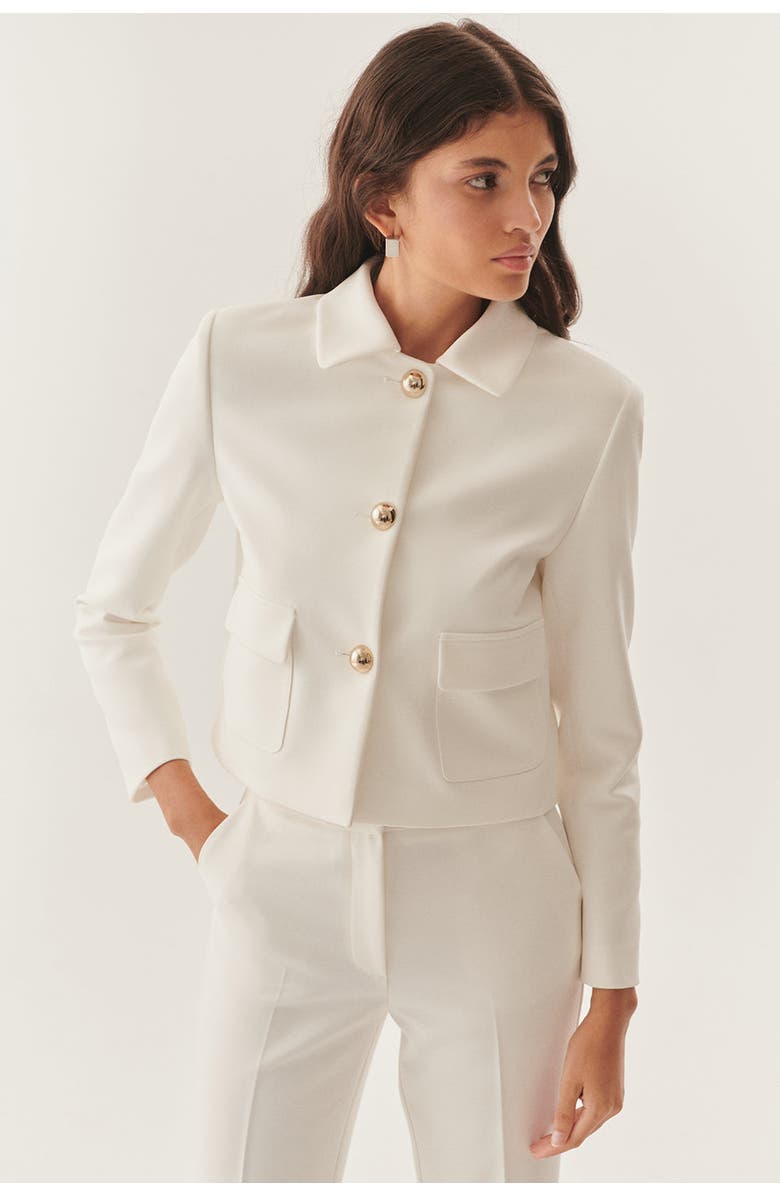 Exquise Tessa Jacket, Alternate, color, Ecru