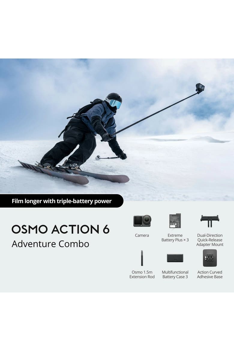 Osmo Action 6 Adventure Combo, Alternate, color, black