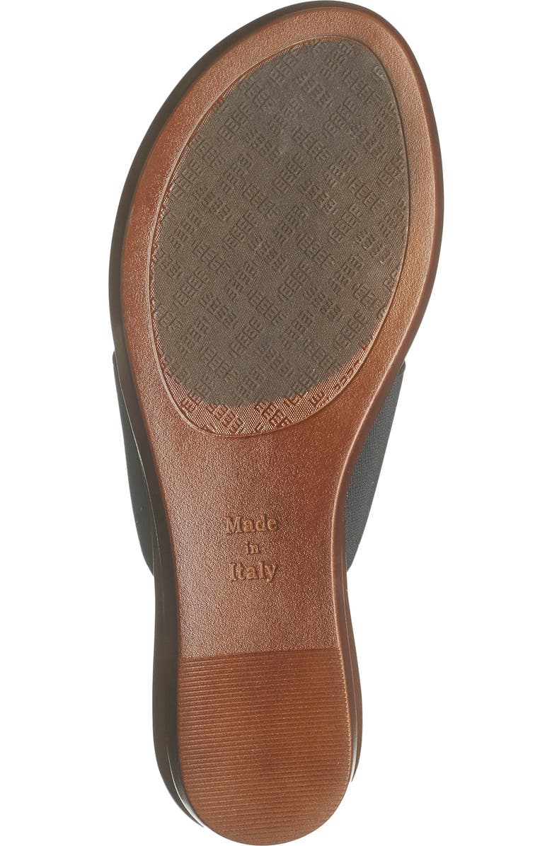 ITALIAN SHOEMAKERS Stretch Banded Thong Sandal, Alternate, color,