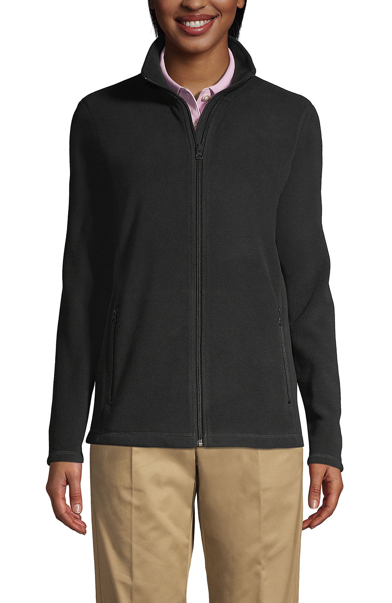 Full-Zip Mid-Weight Fleece Jacket - image 3