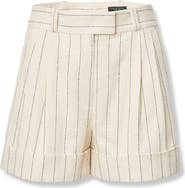 rag & bone Neila Pleated Stripe Shorts