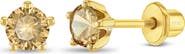 In Season Jewelry Prong CZ Solitaire Earrings