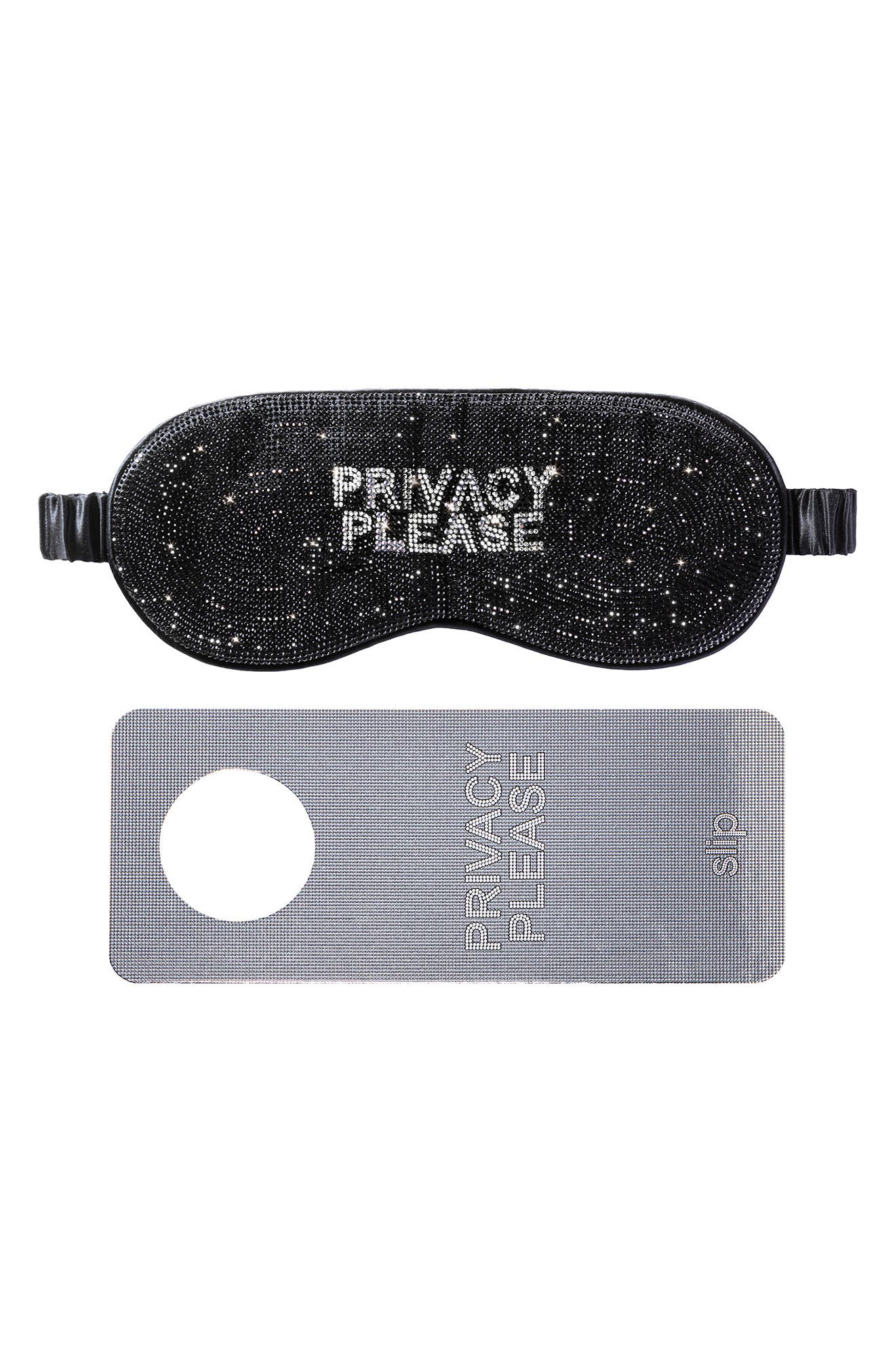 slip Privacy Please Sleep Mask & Door Hanger Set