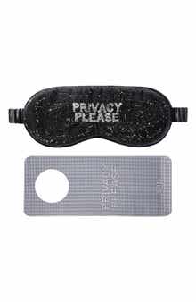 slip Privacy Please Sleep Mask & Door Hanger Set