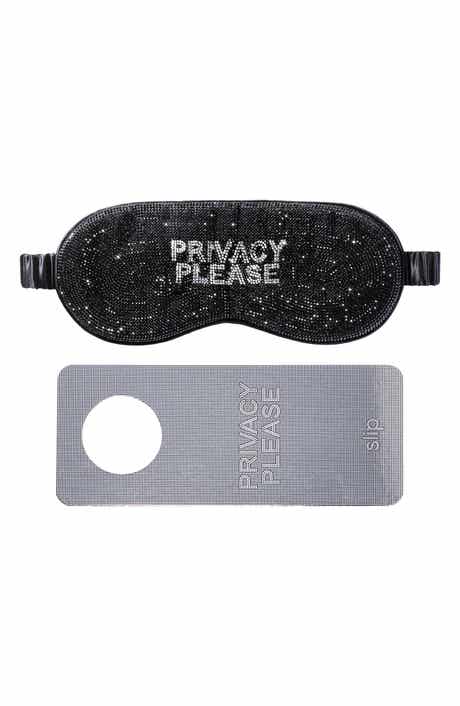 slip Privacy Please Sleep Mask & Door Hanger Set