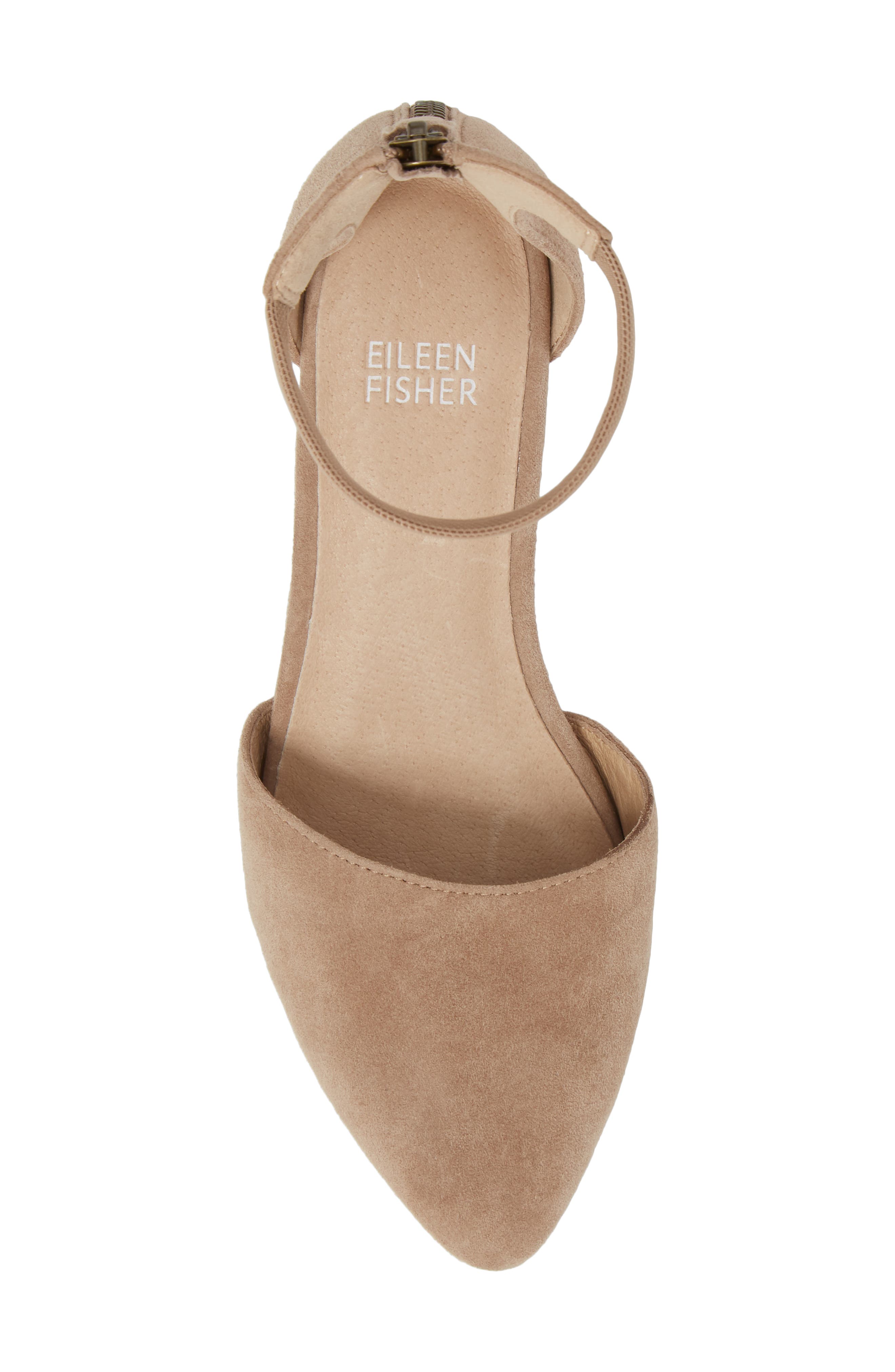 Just Open Sided Pump, Alternate, color, EARTH SUEDE