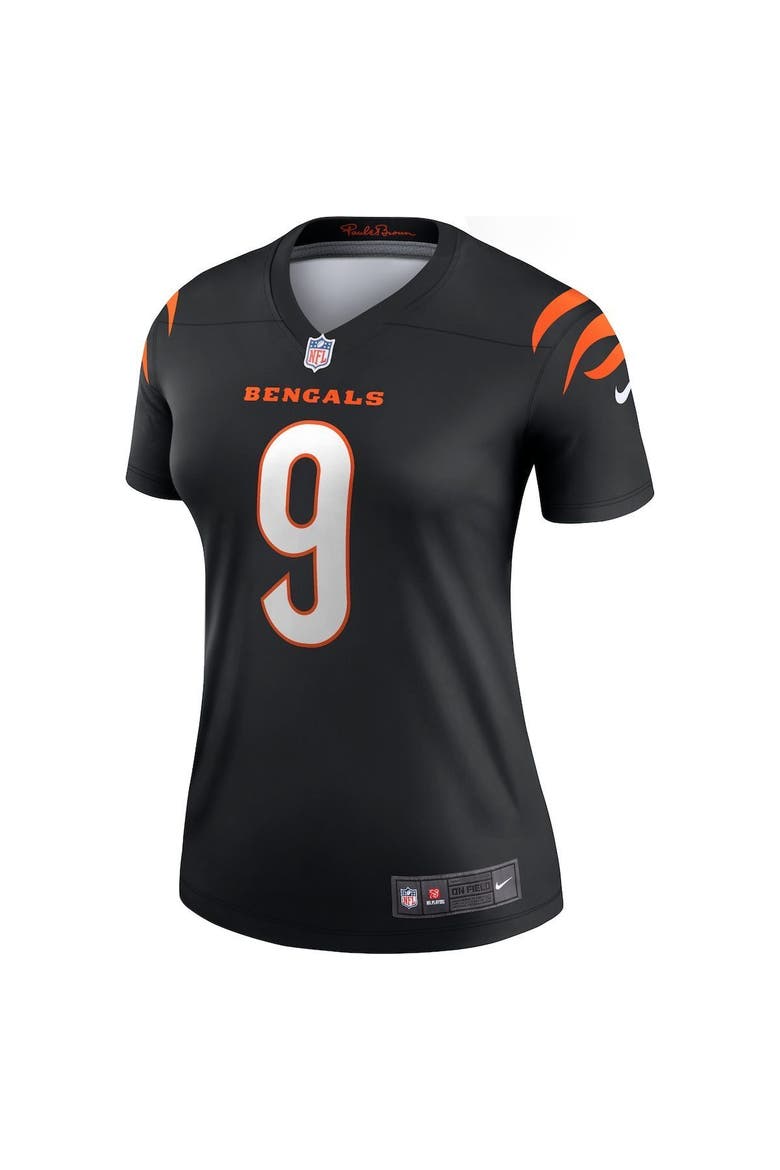 Women's Nike Joe Burrow Black Cincinnati Bengals Legend Jersey, Alternate, color, BLACK
