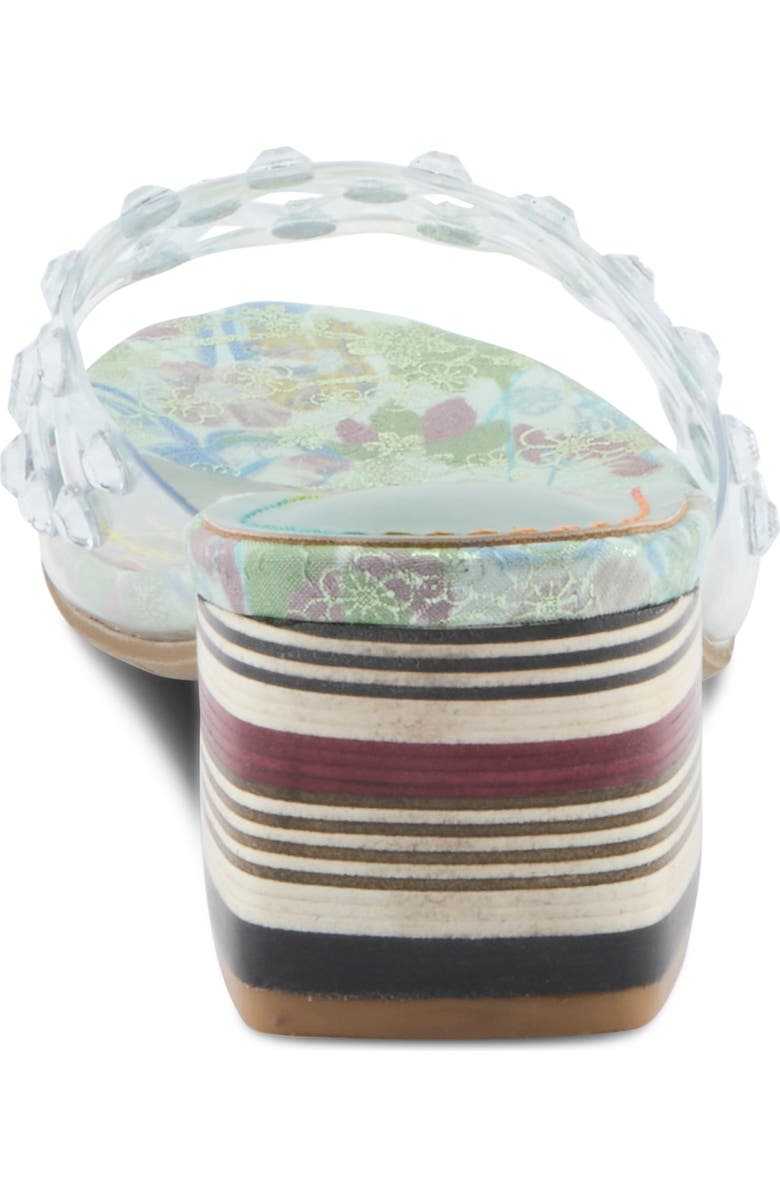 L'Artiste by Spring Step Ontherox Embellished Sandal, Alternate, color, Mint Green Multi