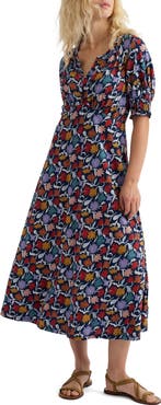 Seasalt Cornwall Fenil Floral Midi Dress