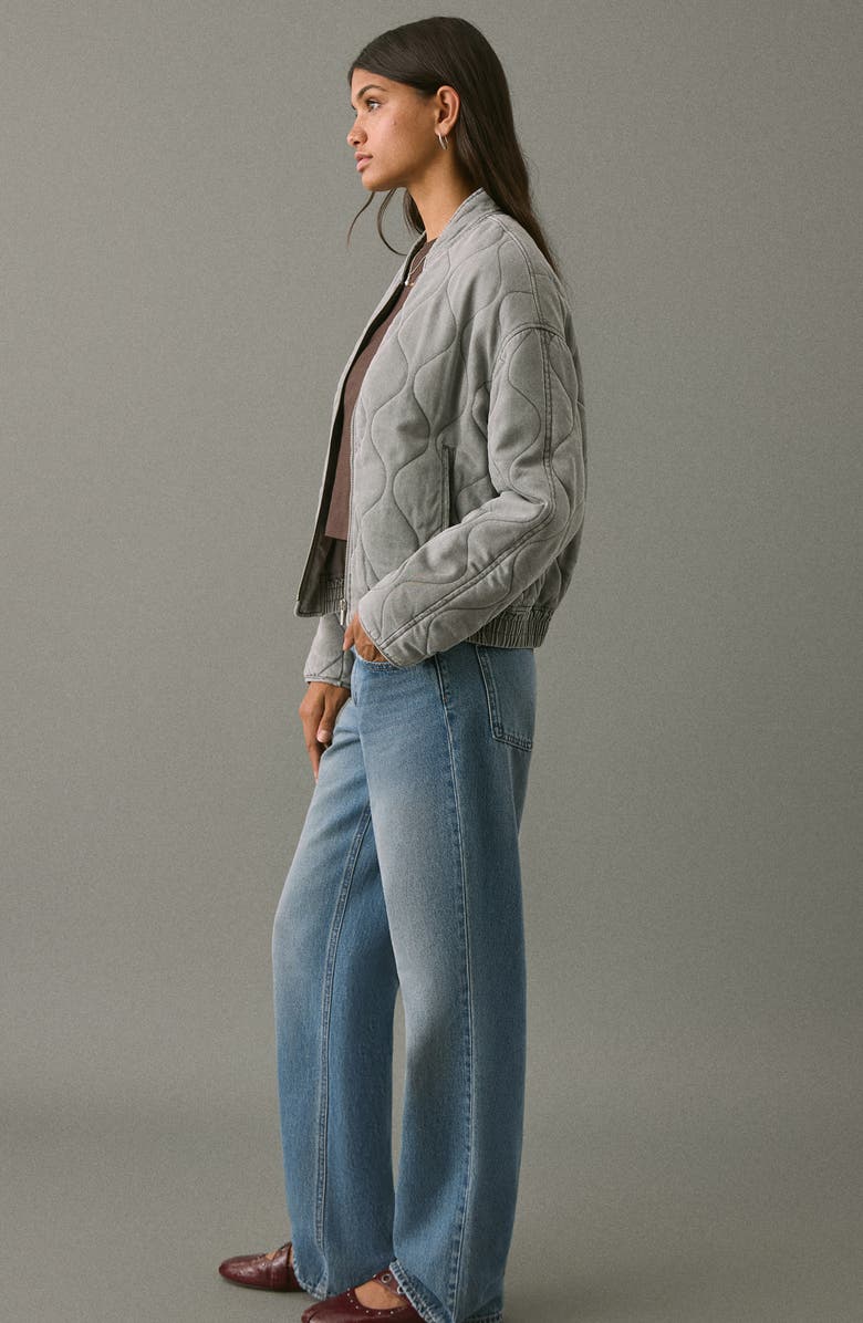 MANGO TEEN Low Rise Straight Leg Jeans, Alternate, color, Medium Vintage Blue