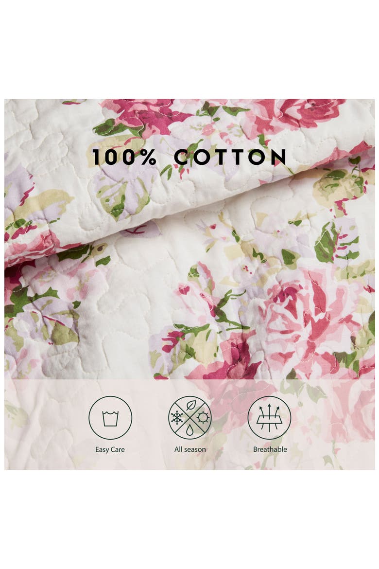 Lidia Quilt & Sham Set, Alternate, color, MULTI PINK