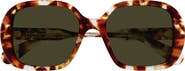 Chloé 55mm Square Sunglasses