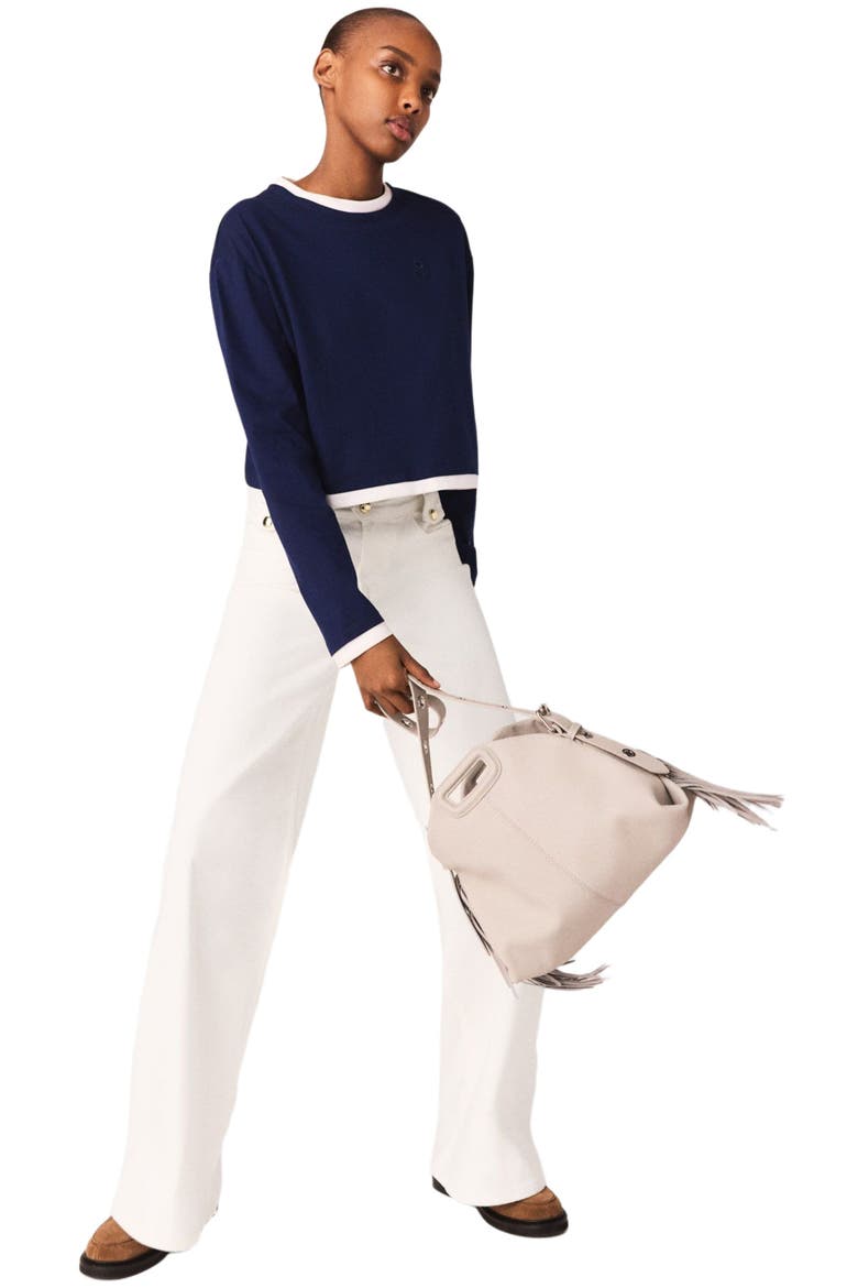 Flared jeans, Main, color, White