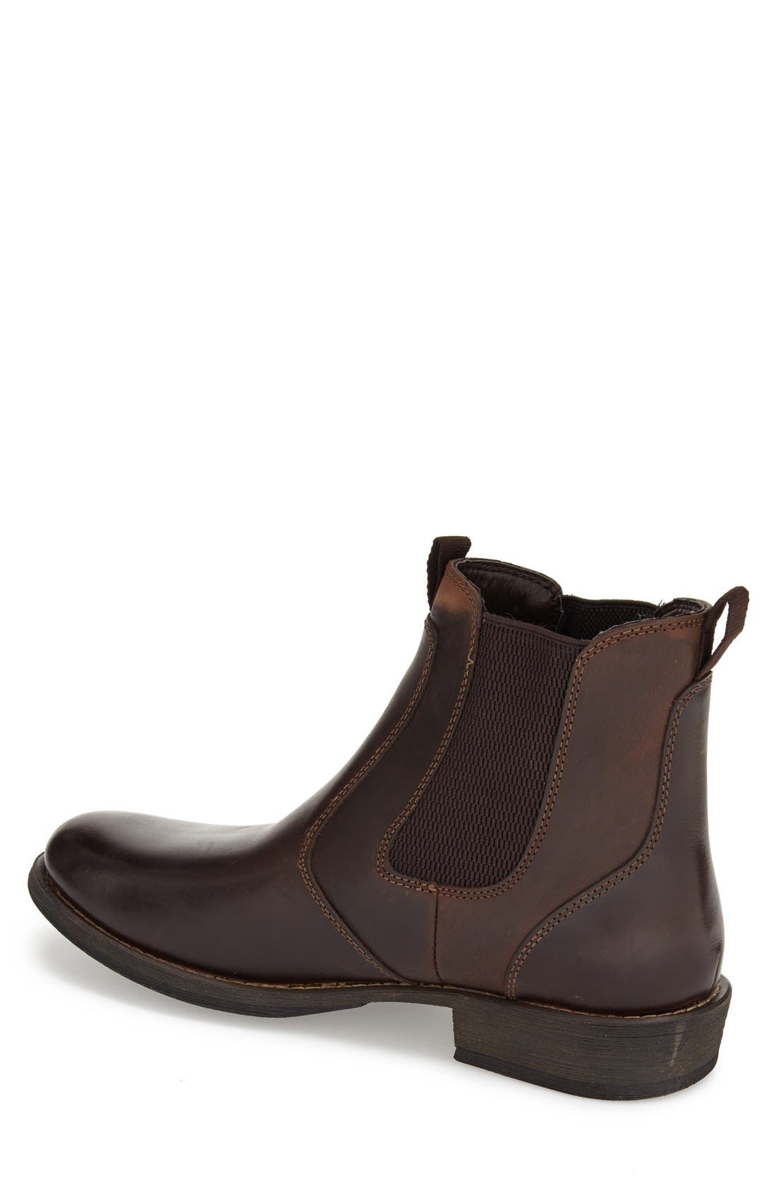 'Daily Double' Chelsea Boot, Alternate, color, DARK BROWN