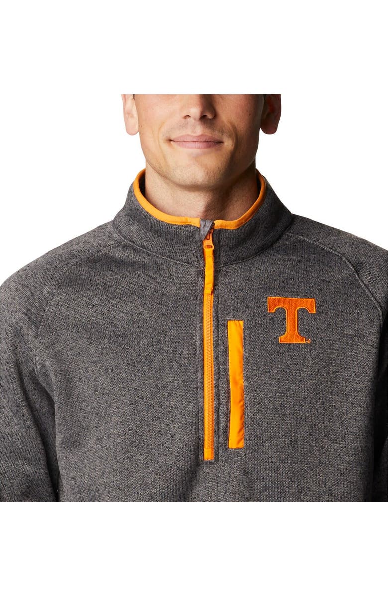 Columbia Men's Columbia Charcoal Tennessee Volunteers Canyon Point Omni-Shield Raglan Half-Zip Top, Alternate, color, 