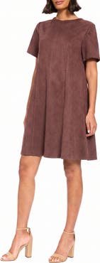 London Times Short Sleeve Swing Dress