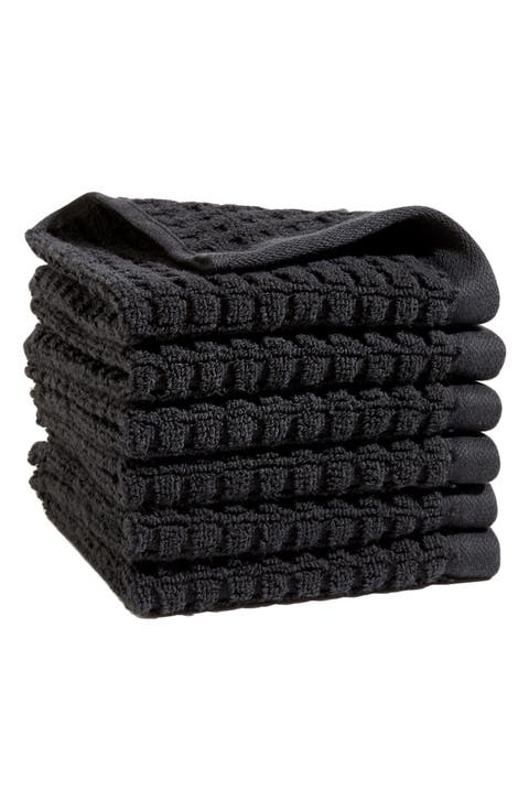 Quick Dry 6-Pack Cotton Washcloths